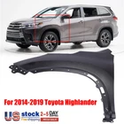 Fender For 2014-2019 Toyota Highlander Front Driver Left Side Steel Replacement
