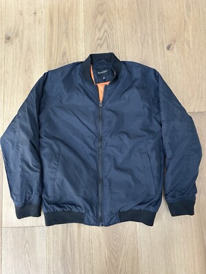 M. Society Bomber Jacket - NEW! - Large - Black