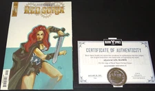 LEGENDERRY RED SONJA # 1 ORIGINAL SKETCH VARIANT ART (2018 DYNAMITE).