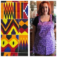 Colorful African Print Apron - Sally  s Simple Aprons