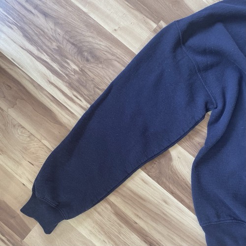 Grünkohl Sweatshirt breit kastenförmig marineblau gestrickt Fleece Pullover Komfort Freizeit M/L - Bild 7 von 18