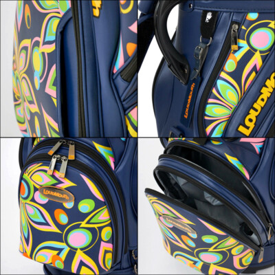 LOUDMOUTH Golf Cart Bag LM-CB0022 Shagadelic Blue 2023 model 4.3kg