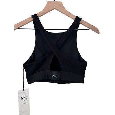 ALO YOGA Alosoft Iconic 90's Bra - Black XS NWT ( SOLD OUT) | eBay