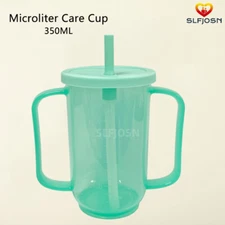 Adult Sippy Cup with Handles for Elderly Patient Healthcare Microliter Care Cup
