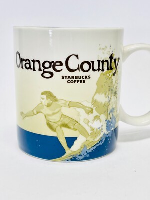 Starbucks Orange County California Cup Coffee Mug Collector Icon Series 16oz