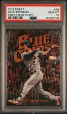 ALEX BREGMAN 2019 Topps Finest BLUE CHIPS #AB PSA 10 GEM MT