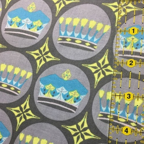 Kingdom Fabric #133210 Jessica Levitt Windham Princess Crown 3/4 YARD 100%Cotton - Picture 10 of 12