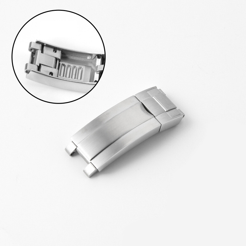 NEW GLIDE-LOCK BUCKLE CLASP 316L S/S SAFETY FLIPFOR ROLEX SEA-DWELLER  DEEPSEA