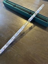 Hall Crystal Glass Flute 3208 - Flute D - Spiral Green Ivy