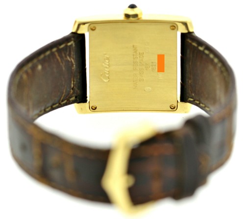 Cartier Tank Francaise Lady 18K (0,750) Gold Damenuhr Ref. 1821 Box Papiere - Bild 7 von 11