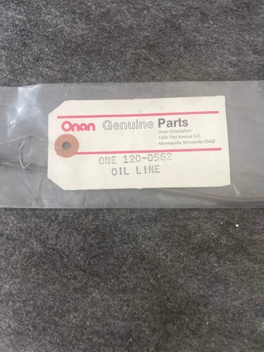 Onan 120-0562 Oil Line 0120-0562 - Picture 2 of 2