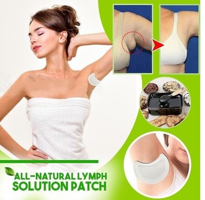 ALL-NATURAL LYMP SOLUTION PATCH Para-Mammary Elimination Cream Neck Nodule Groin