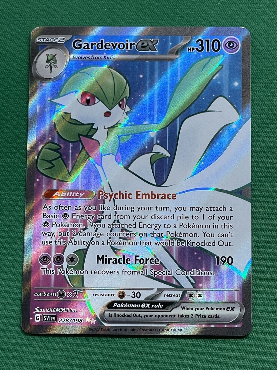 Pokemon SCARLET & VIOLET (English) - GARDEVOIR EX - FULL ART - 228