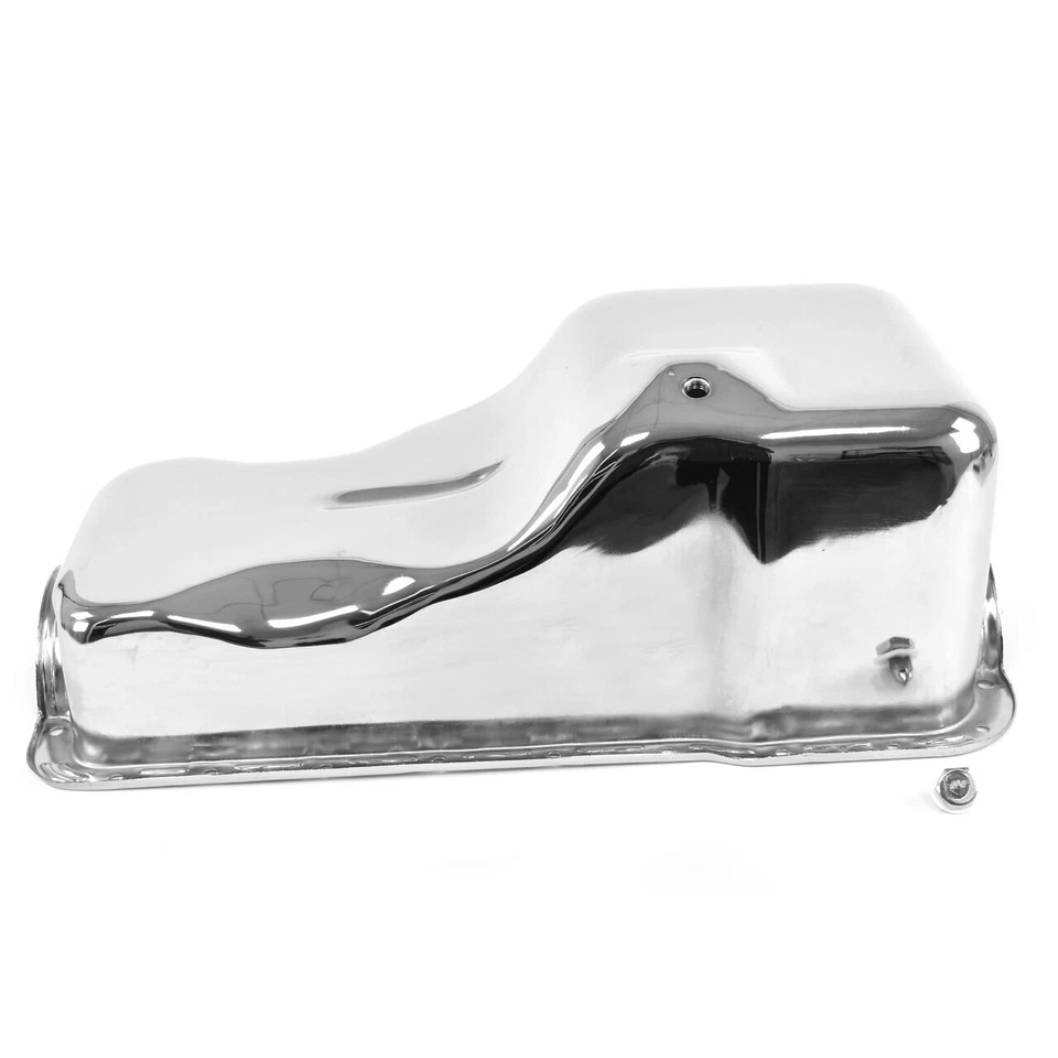 Mustang Cougar y otros Ford Oil Pan Stock 260/289/302 cromo 1964 1/2 - 1973 Foto 3 de 4
