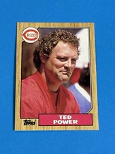 1987 Topps Ted Power #437 Cincinnati Reds (W)