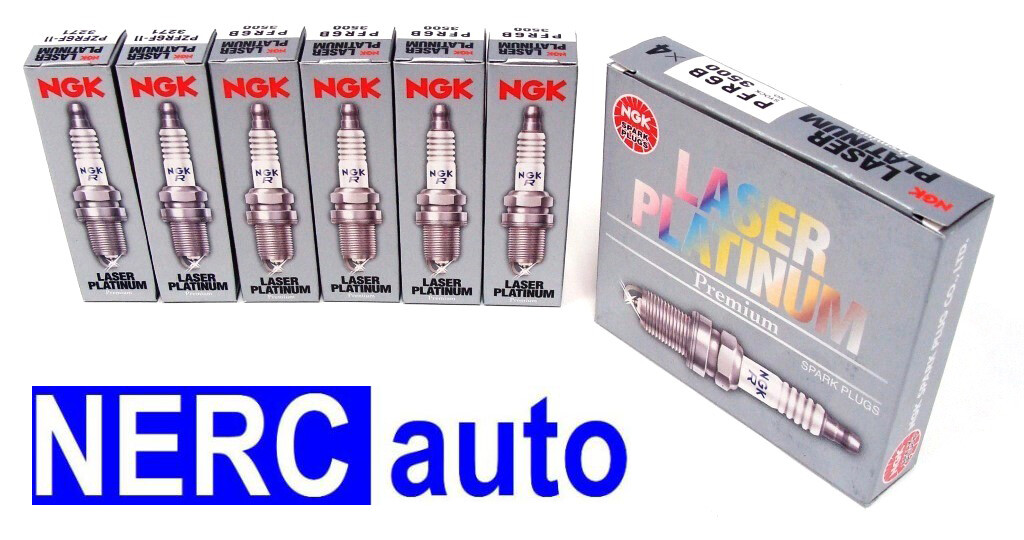 NGK LASER PLATINUM Platinum Spark Plugs PLZKAR6A11 5118 Set of 6