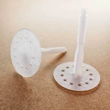 250 pcs Plasti-Grip Plastic Masonry Fasteners for Rigid Foam Insulation, 2-3/4 "