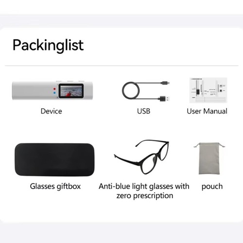 1080P Digital Camera Eyeglass HD Glasses Eyewear DV Video Recorder Safety Camera - Picture 23 of 26