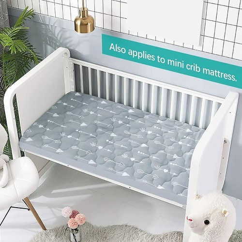 Funda Almohadilla Colchón Mini Cuna Ajustable Pack N Play Protector Sábana Acolchada 39"x27" - Imagen 19 de 110