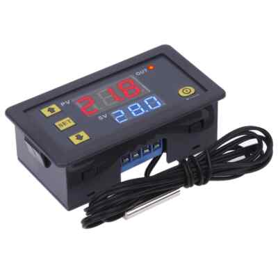 Digital Temperature Controller DC12/24V AC110-220V 20A Thermostat Heating Sensor