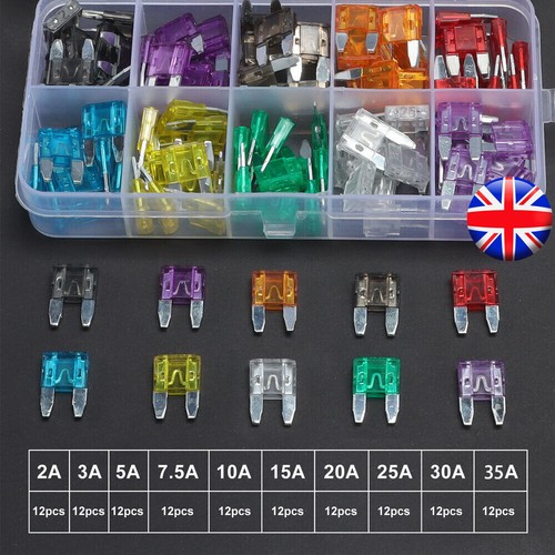 120Pcs Micro Car Fuse Kit Micro Mini Blade Fuses Automotive + Auto Fuse Puller eBay