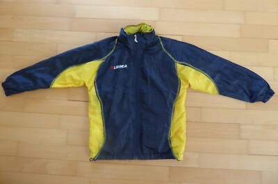 Sportjacke Trainingsjacke Gr.3XS 128 134 Legea Kinder gelb Laufjacke mit Kapuze