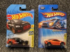 Hot Wheels 2008 Mitsubishi Lancer Evolution X 2005 First E Eclipse Lot Of 2