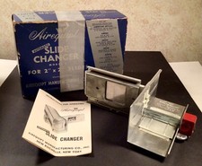 Vintage Airequipt Model P Automatic Slide Changer for 2x2 Slides Original box