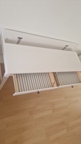 Schreibtisch weiß mit Schubladen - Bild 3 von 3