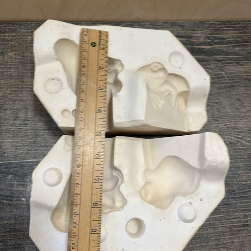 Vintage Ceramic Slip Casting Mold Duncan Pot Critters 1 Frog Squirrel Figurines - Picture 4 of 12
