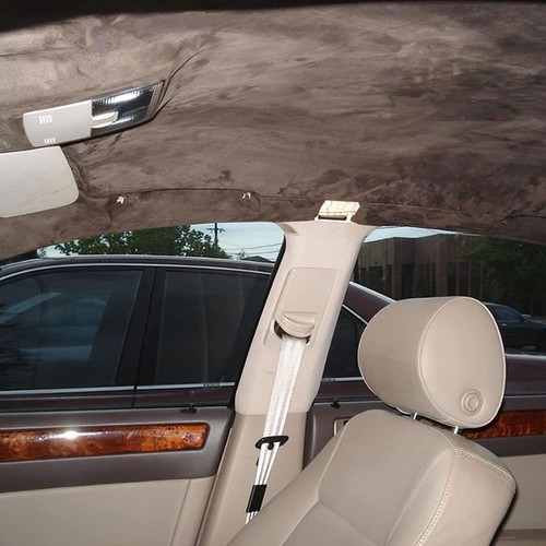 Headliner Foam Fabric Upholstery Roof Liner Repair Suede Renovation NEW - Picture 13 of 29
