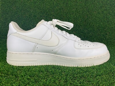 ? NIKE AIR FORCE 1 Low MENS TRIPLE WHITE Sneakers 315122  display picture 2