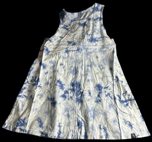 NWT Margaritaville Women's Blue/White Tie Dye Clouds Knit Dress Size XXL 2XL