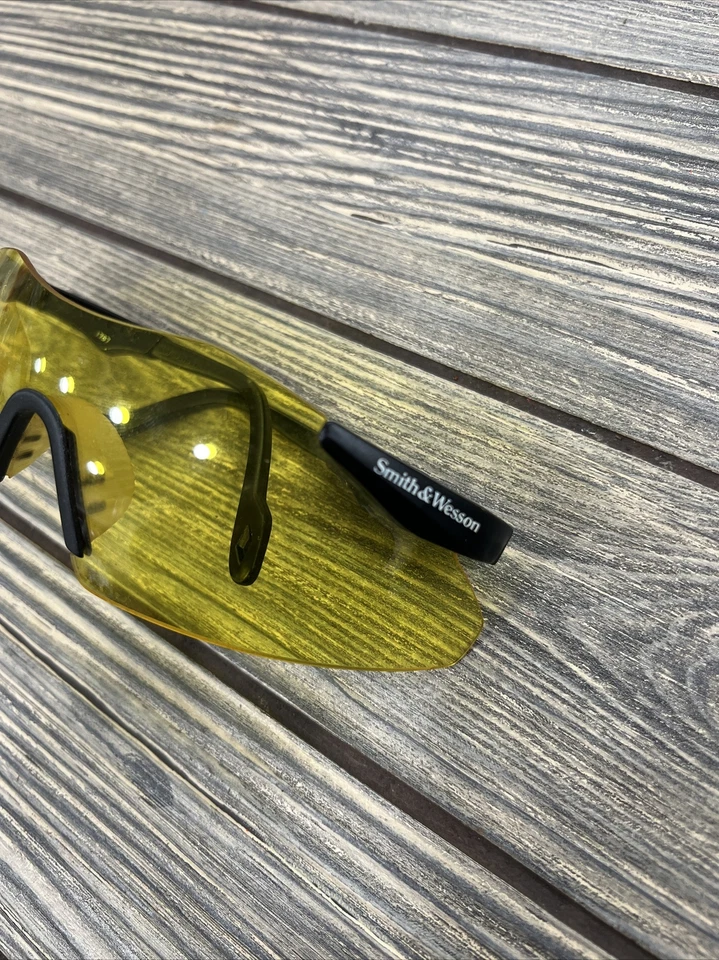 Smith & Wesson Mini Magnum Safety Glasses with Yellow Lens ANSI Z87 - Image 3 of 4