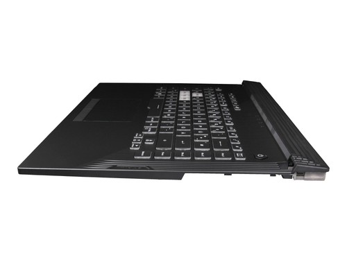 Clavier original Asus ROG Strix G531GV avec top case FR (allemand) noir/trans - Photo 4/4