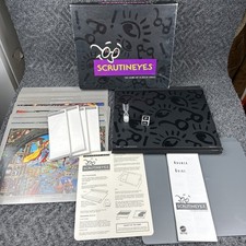 Vintage Scrutineyes Board Game of Closer Looks Mattel 1992 Hersch Complete!