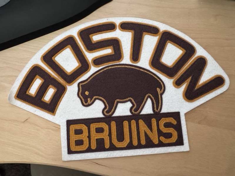 Vintage Boston Bruins Embroidered Patch