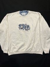 Vintage 90s Crewneck Sweatshirt Mens XL Made In USA Cat Dog Hearts Cute Graphic