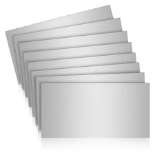 Sysarua 8 Pack 20 Gauge Steel Sheet Metal Cold Rolled Steel Sheet 12" x 6" x ...