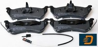 Denckermann B111263 Bremsbelagsatz FüR Scheibenbremse Bremsbelagsatz