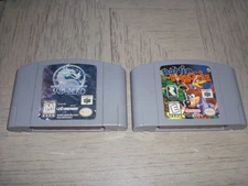 AUTHENTIC Banjo-Kazooie Mortal Kombat Mythologies Sub-Zero 4 Nintendo 64 N64 OEM