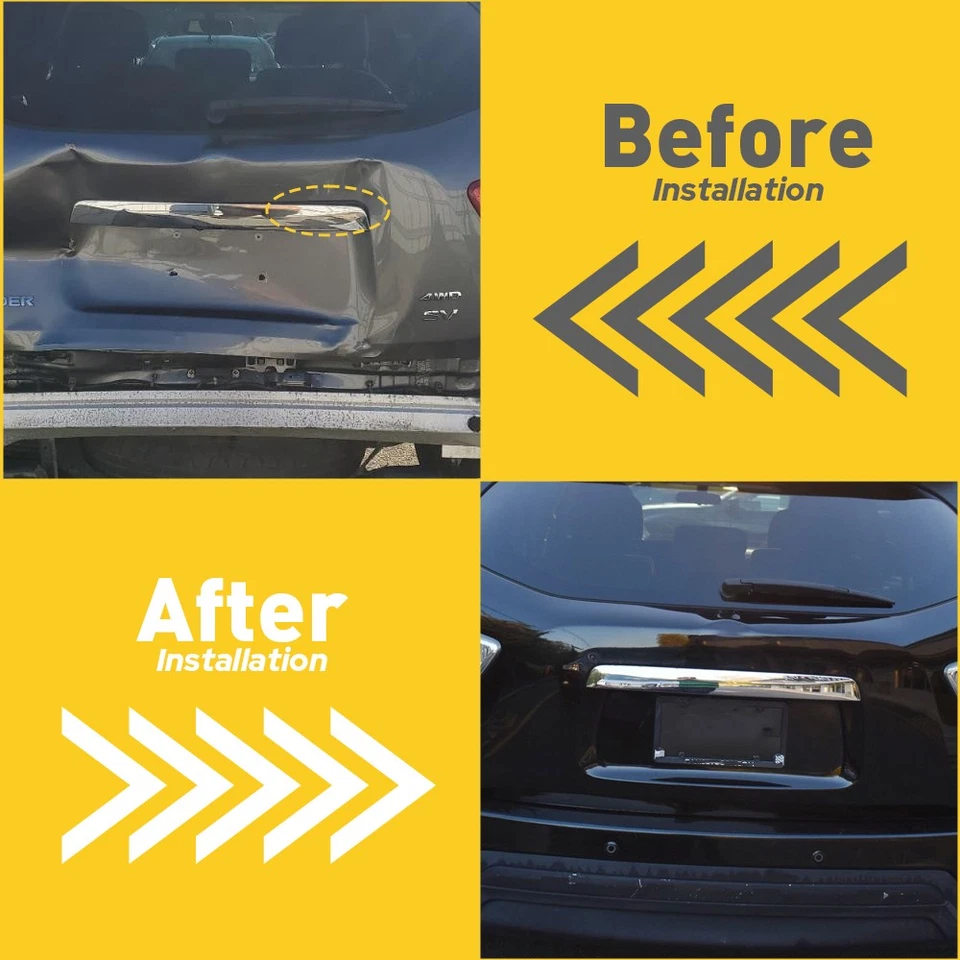 Acabador de manija de puerta trasera cromo adorno moldeado para Nissan Pathfinder 2013-2016 Foto 4 de 4