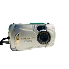 Olympus CAMEDIA D-490 Zoom 2.1MP 3x Camera Tested Working Manuals Cables Case