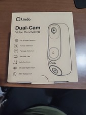 Lindo Pro Dual Camera Video Doorbell 2K with Chime