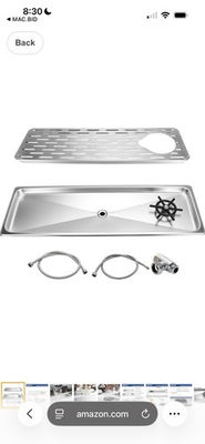 #ad #ad DIBTSA Pitcher RinserStainless Steel Commercial Glass Washers Countertop Bar G $65.00