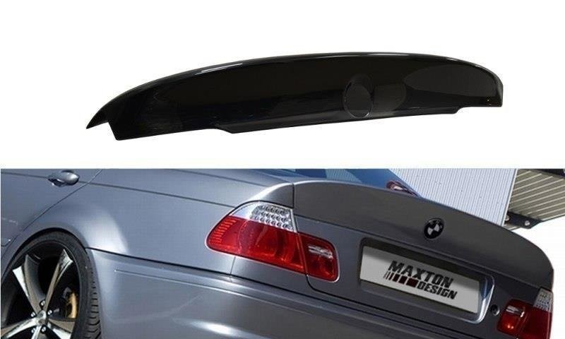 Becquet de capot Maxton pour BMW E46 Berline look M3 en plastique ABS noir