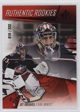 2023 Upper Deck SP Game Used Authentic Rookies Red 10/222 Jet Greaves #255 1pa2