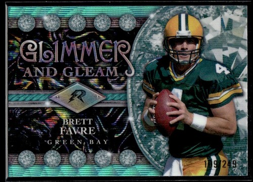 2024 TOPPS CHROME RESURGENCE GLIMMER AND GLEAM AQUA REFRACTOR BRETT FAVRE /249
