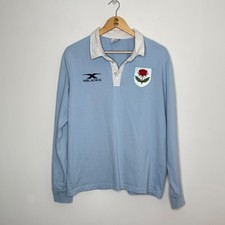 New South Wales Waratahs Home Xblades Retro Style Rugby Shirt M Men’s Sky Blue