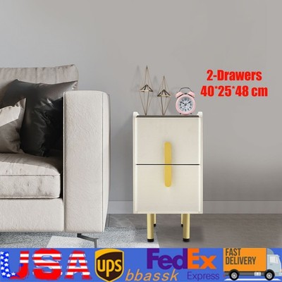 Narrow Bedside Table with Drawers, Bedside Table, Slim Bedside Table